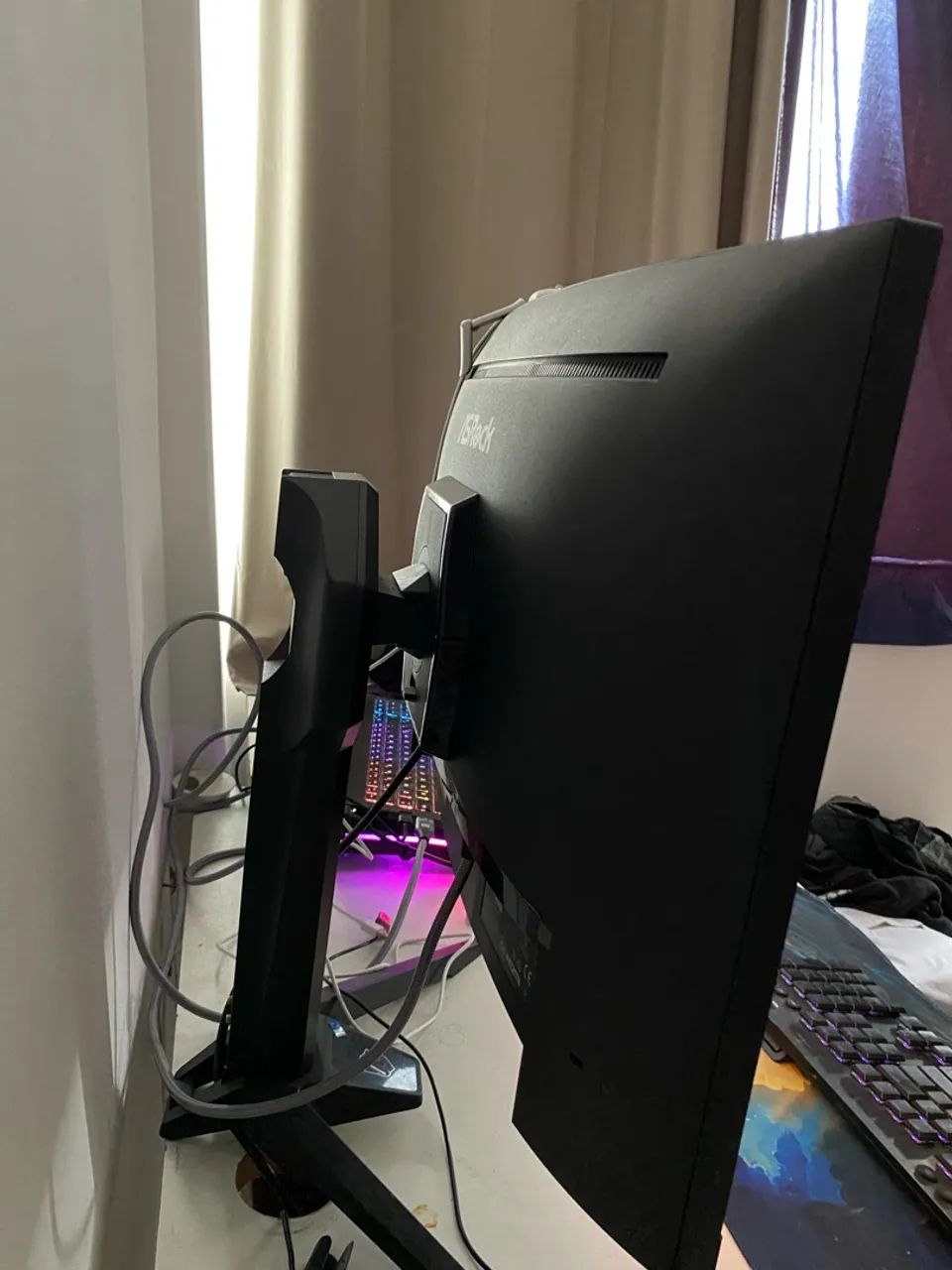 Monitor gamer 1440p 144hz curvo Asrock PG27 - Foto 4