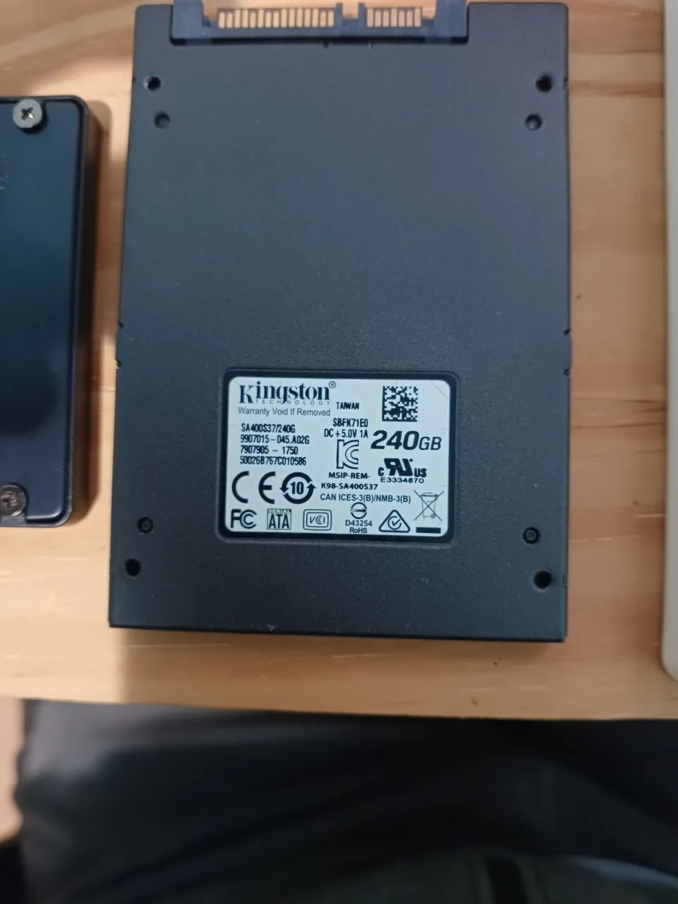 Ssd evo 850 1000gb e ssd 240gb defeito