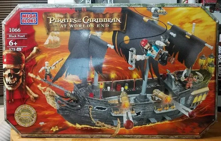 Mega Bloks Piratas Do Caribe 3 - Navio Pérola Negra 175pçs - Foto 3