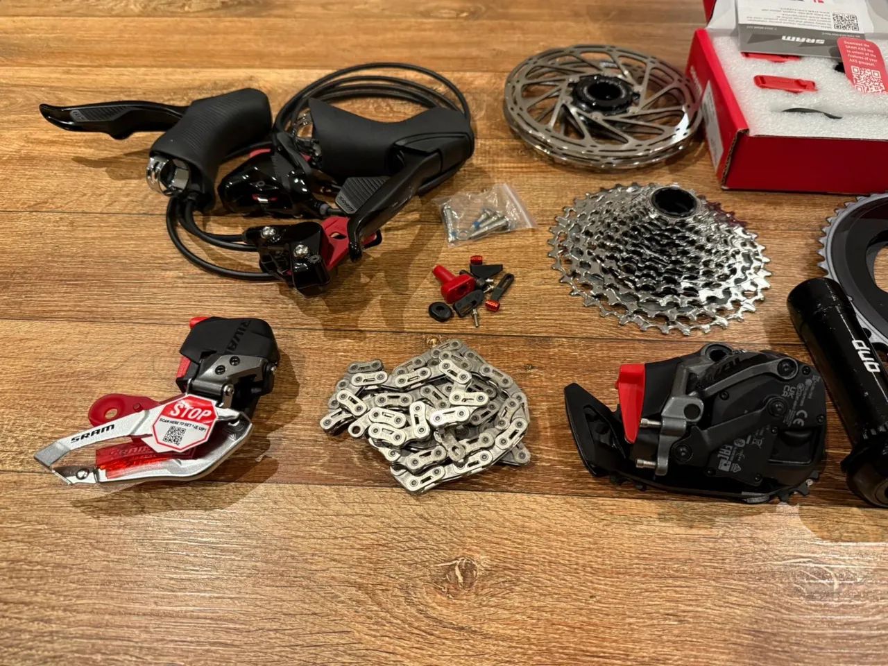 サルサ WARBIRD 55size sram rivalコンポ ブレーキ欠品 Grupo Sram Rival completo sem uso - Ciclismo - Setor Central (Gama