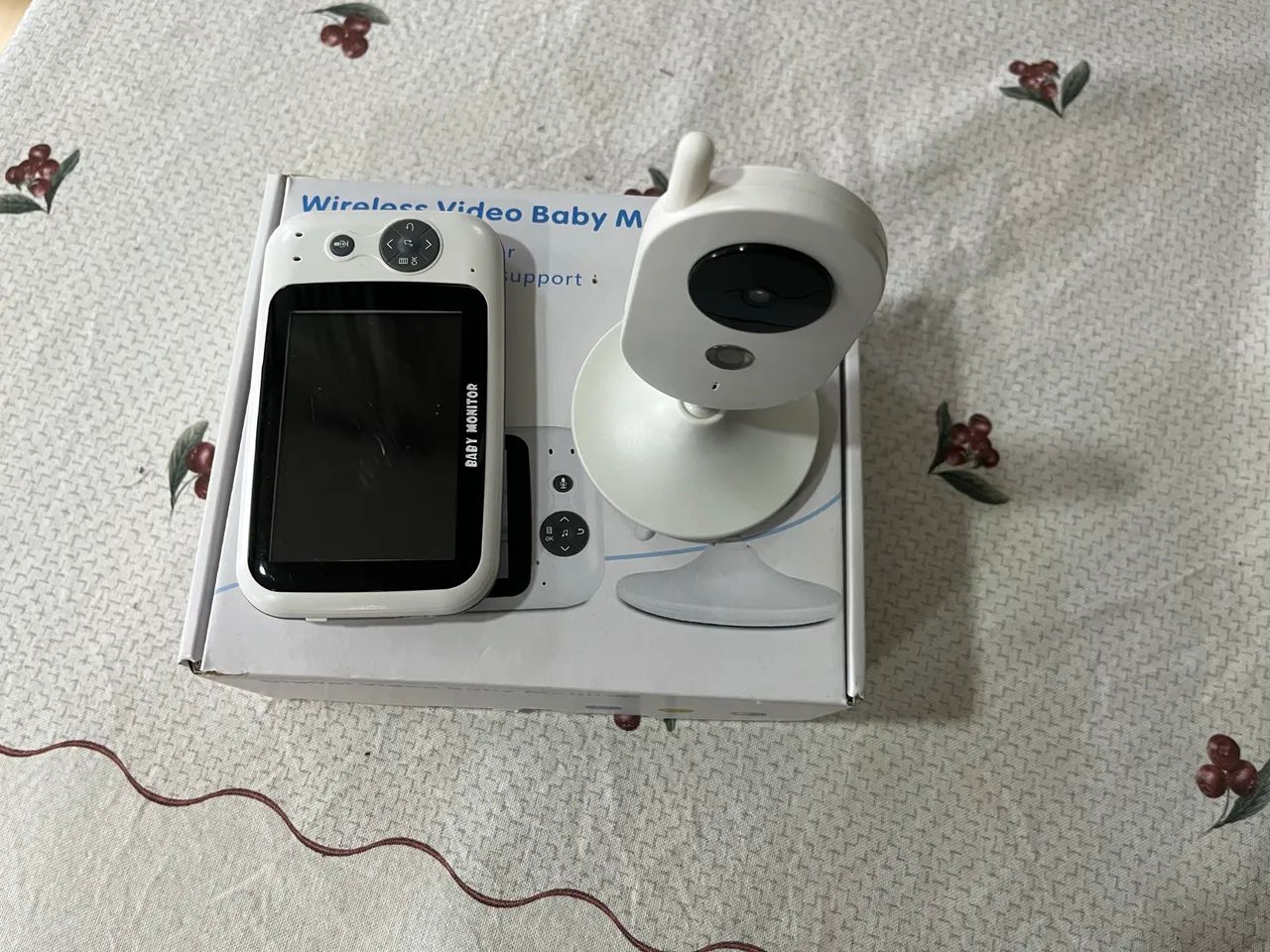 Babá Eletrônica Sem Fio com Tela LCD 3,5? - Visão Noturna