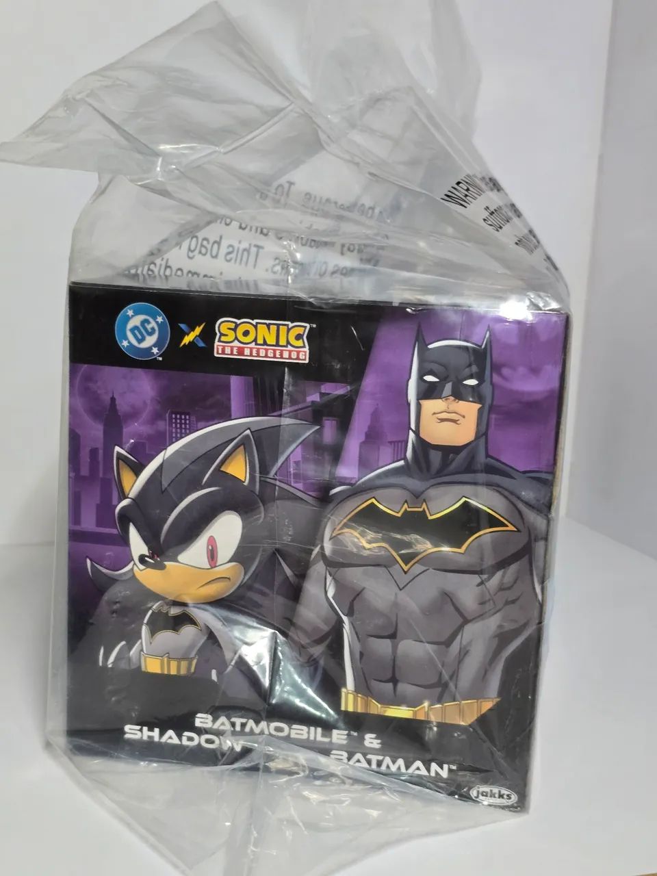 Shadow Batman e Batmovel Jakks Sonic lacrado - Foto 3