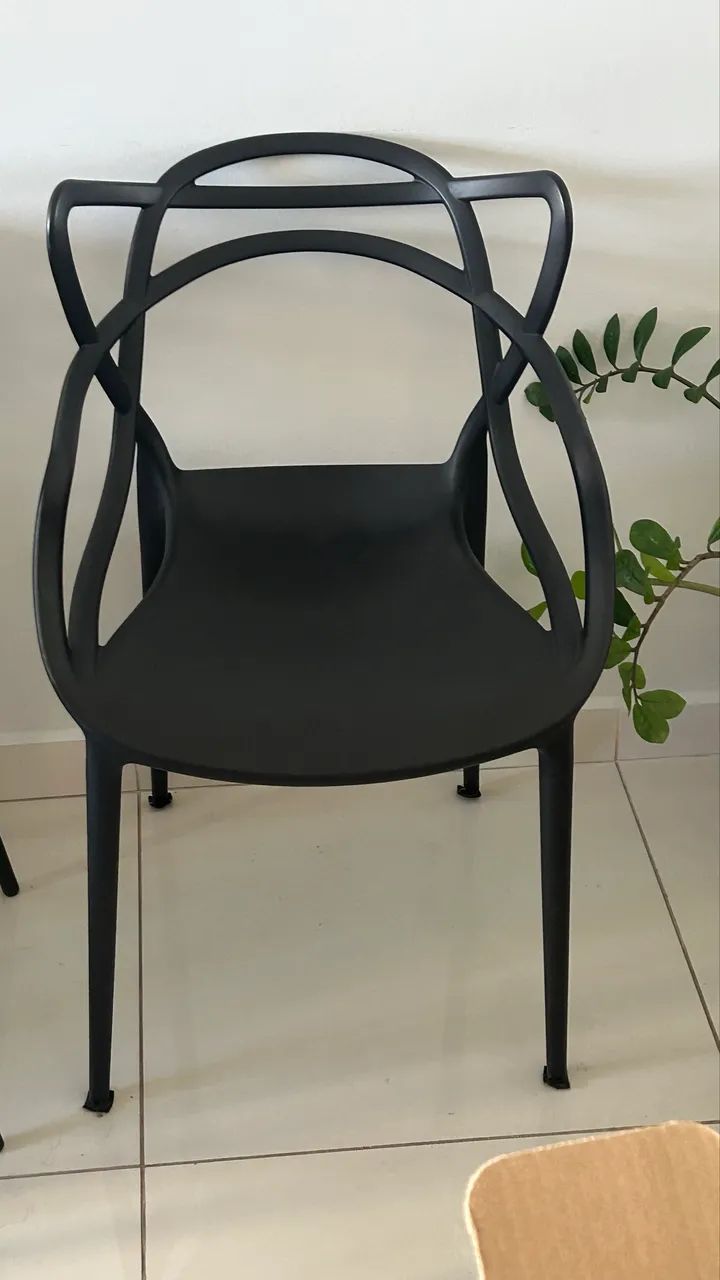 Mesa de ferro com tampo de vidro - Foto 4