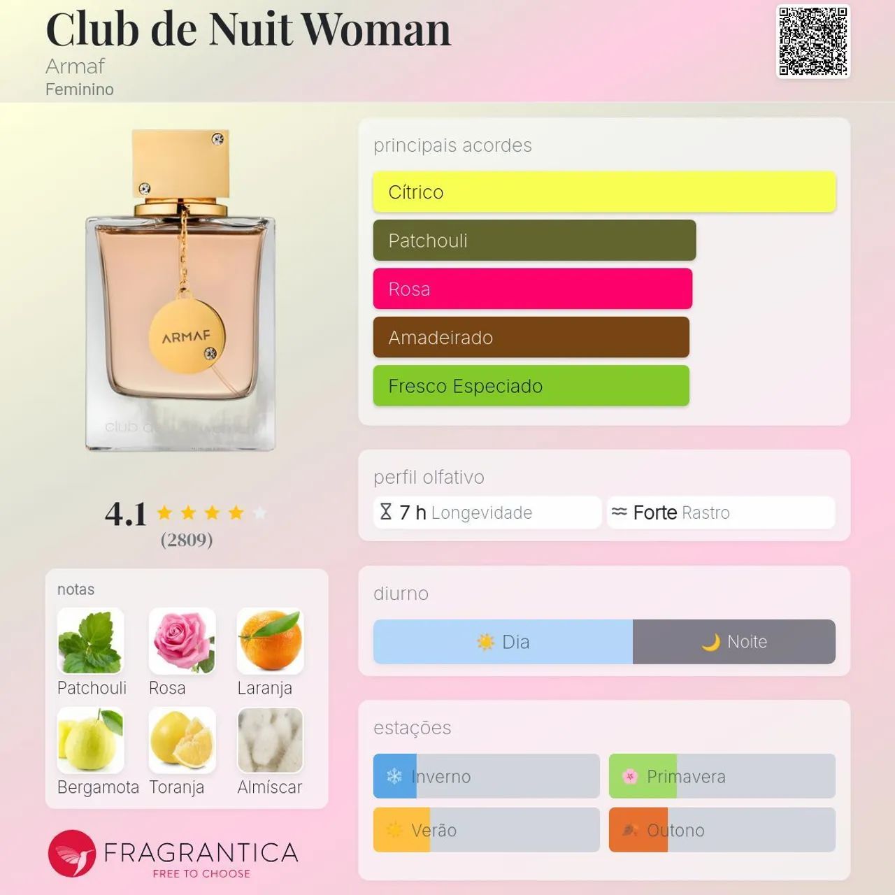 Perfume Árabe Club de Nuit Woman  - Foto 3