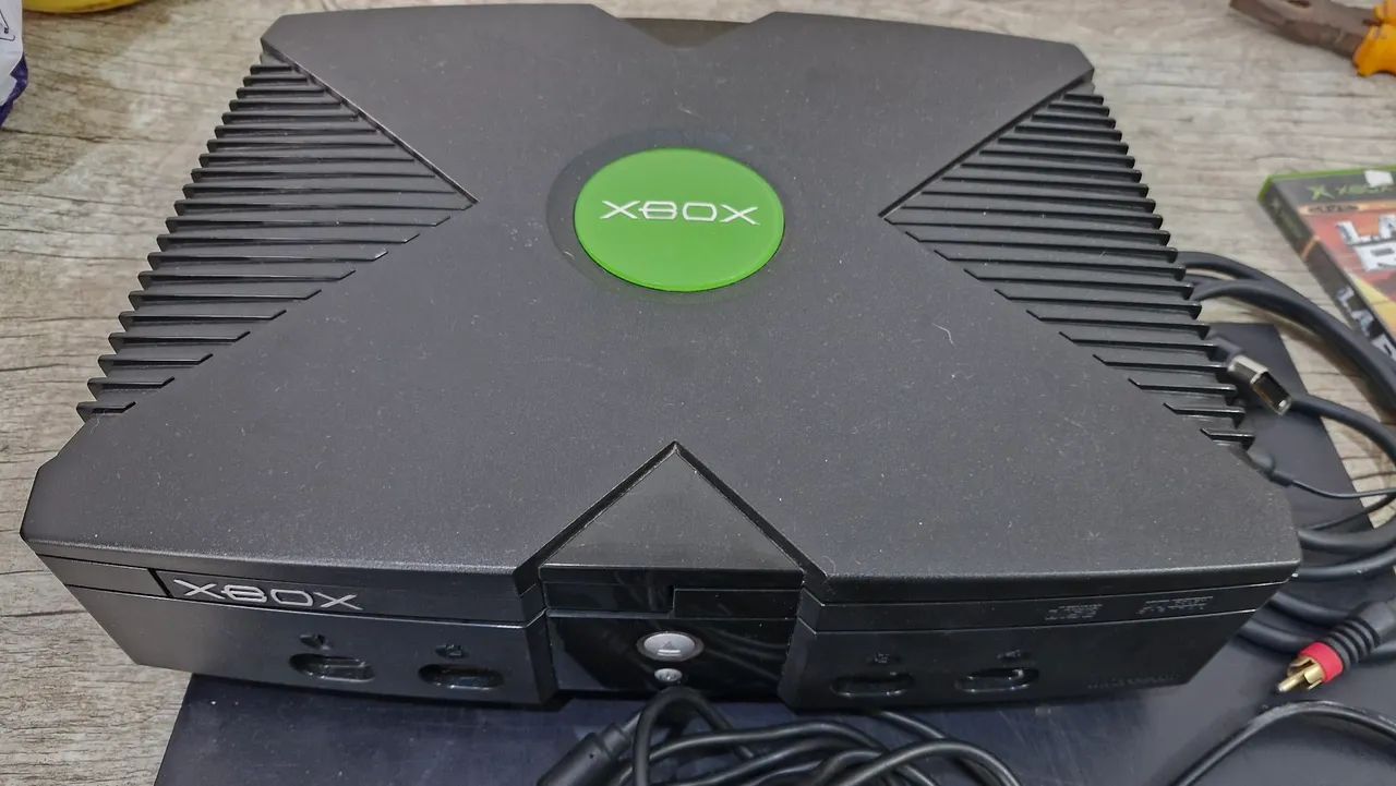 Xbox classico com jogos originais