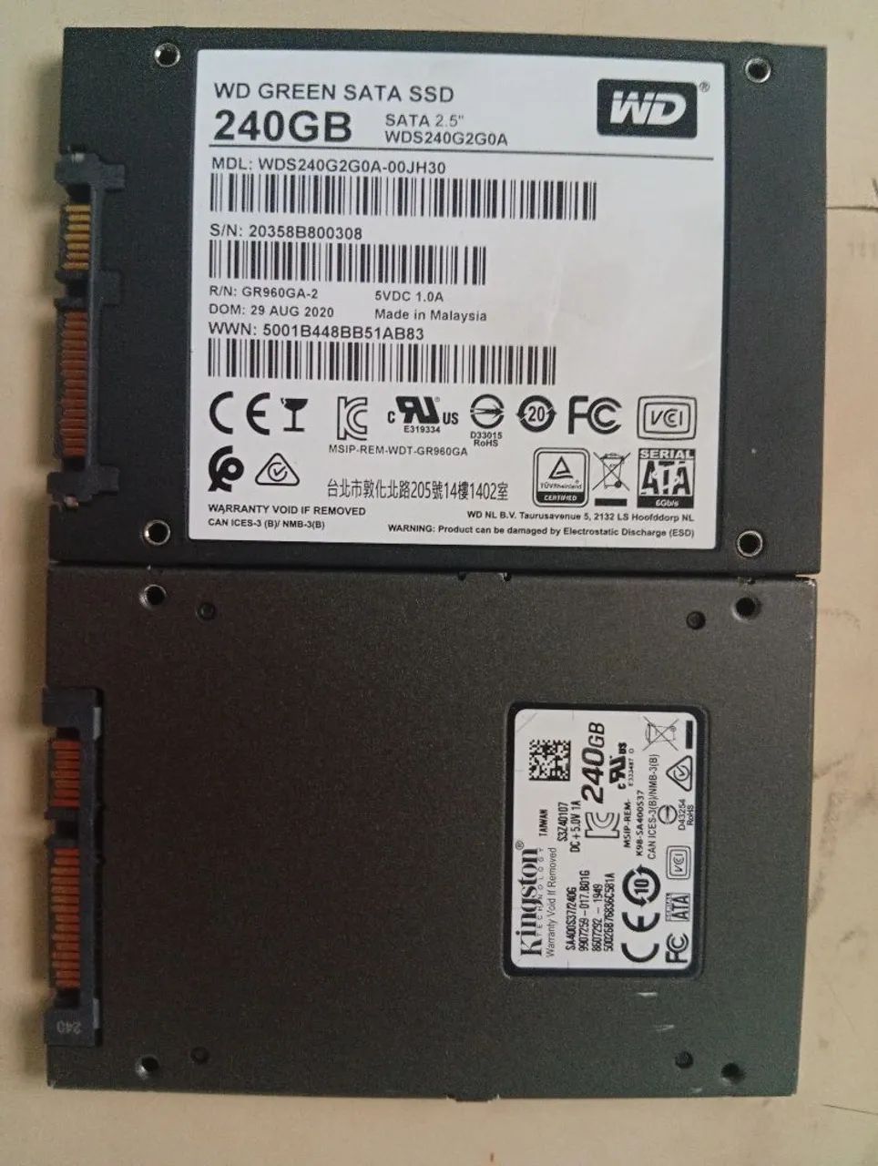 2 SSDs 240gb - Foto 2