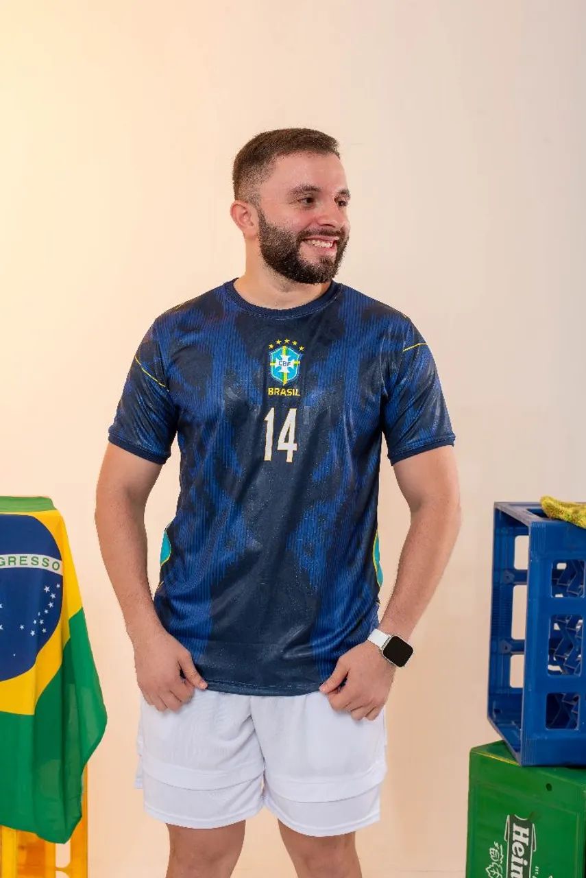 Camisa Brasil Personalizada com seu nome - Foto 5