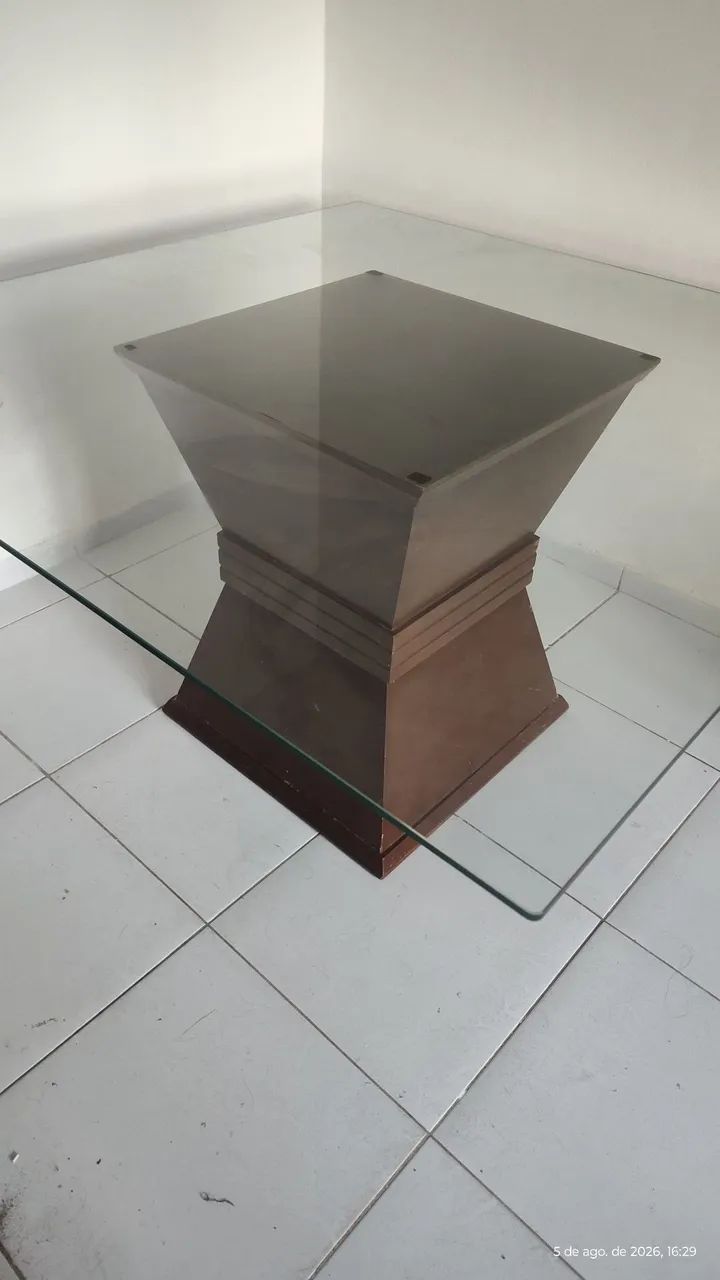 Mesa de Vidro 1,40 x 1,40