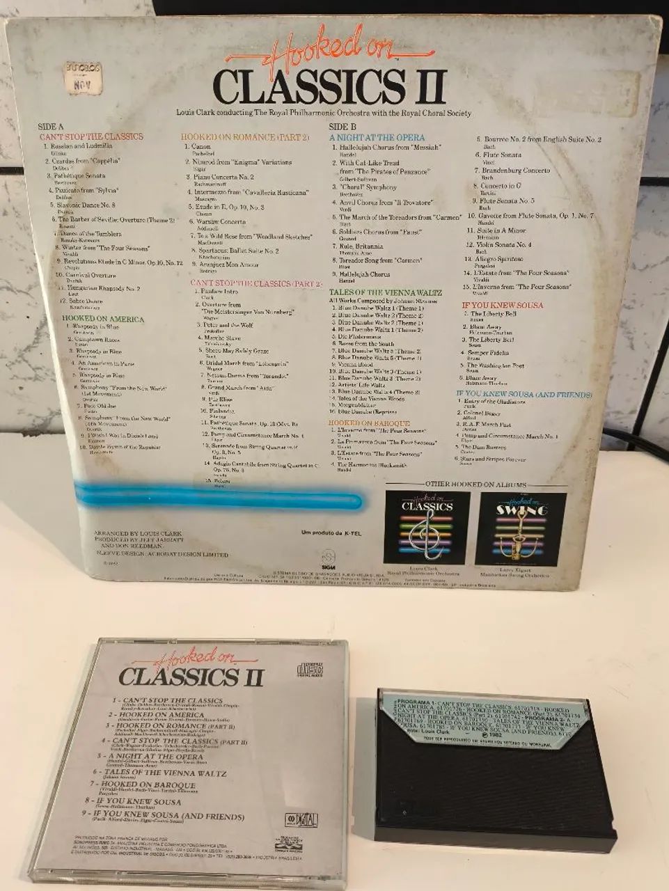 DISCO VINIL Hooked on Classics II (LP Vinil + CD + K7) USADO  - Foto 2
