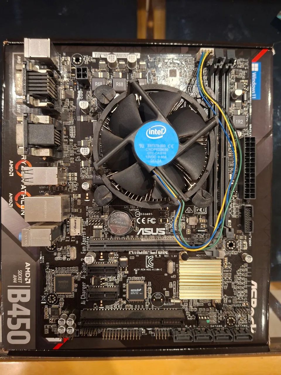 Gabinete com 3 fans + Kit i5 6500 + H110M  - Foto 5