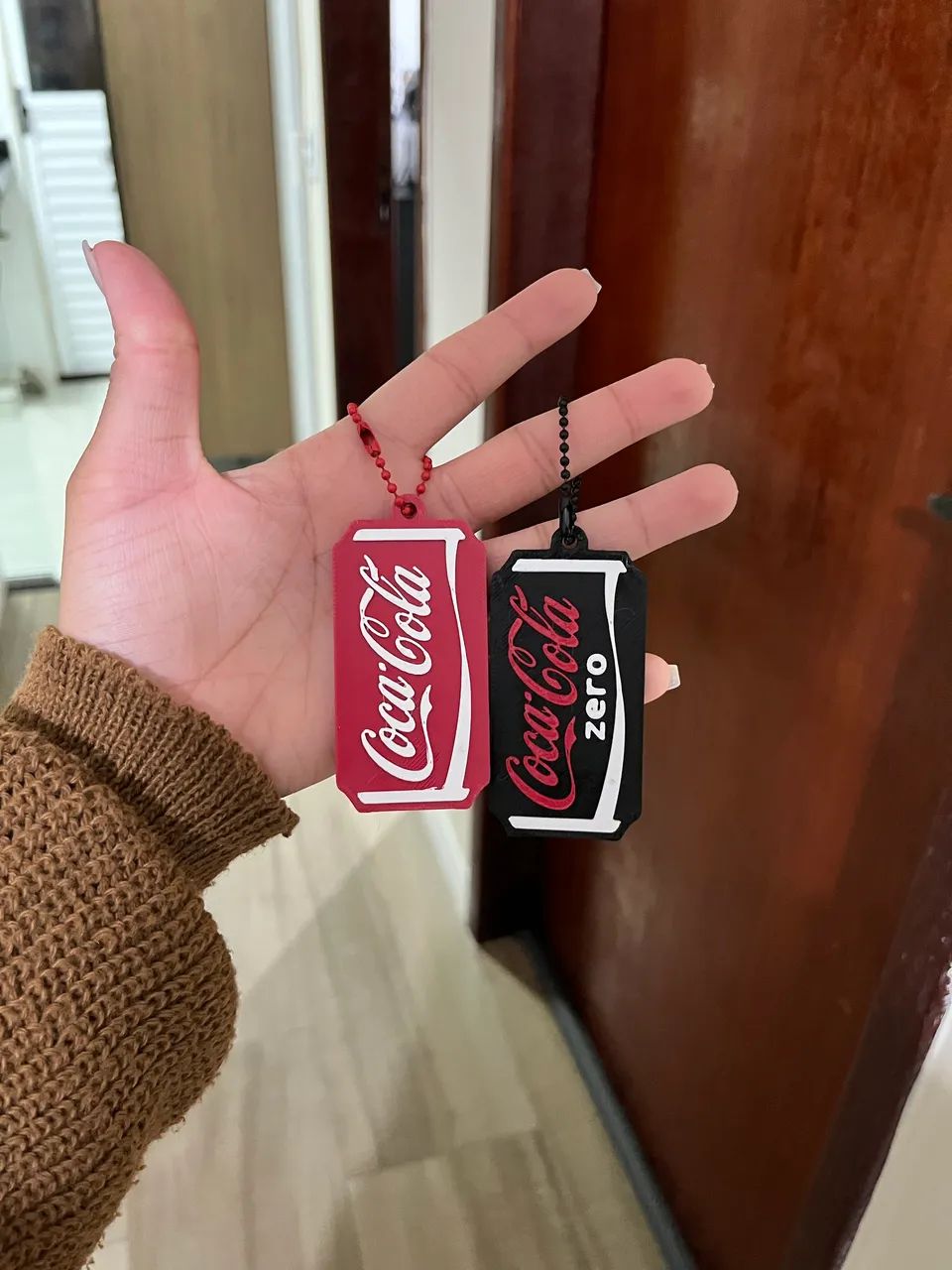 Chaveiro abridor de latinha Coca-cola 