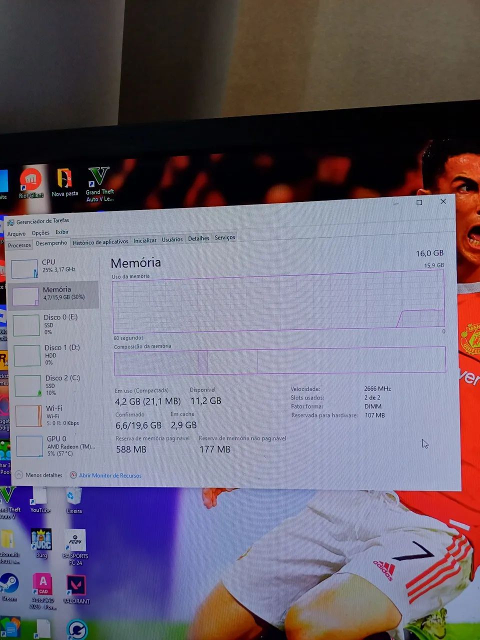 Memória Ram PUSKILL (2x8gb) - Foto 5