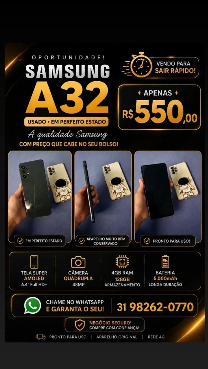 Samsung Galaxy A32 128GB - Excelente Estado.