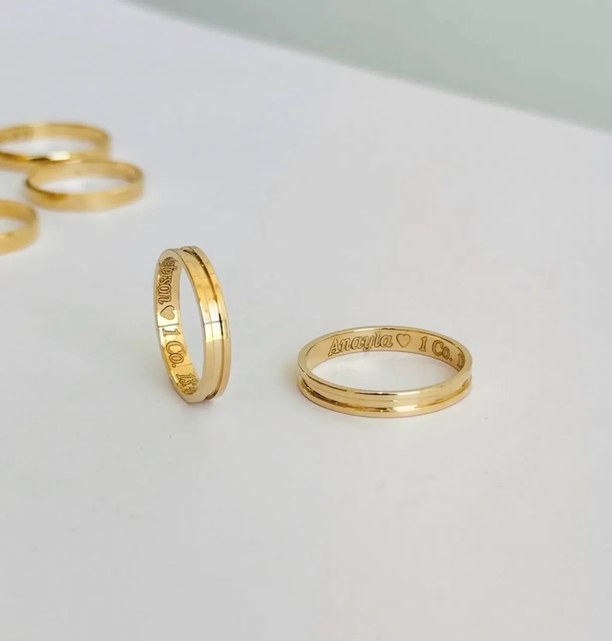 ALIANÇA DE OURO18K - Foto 4