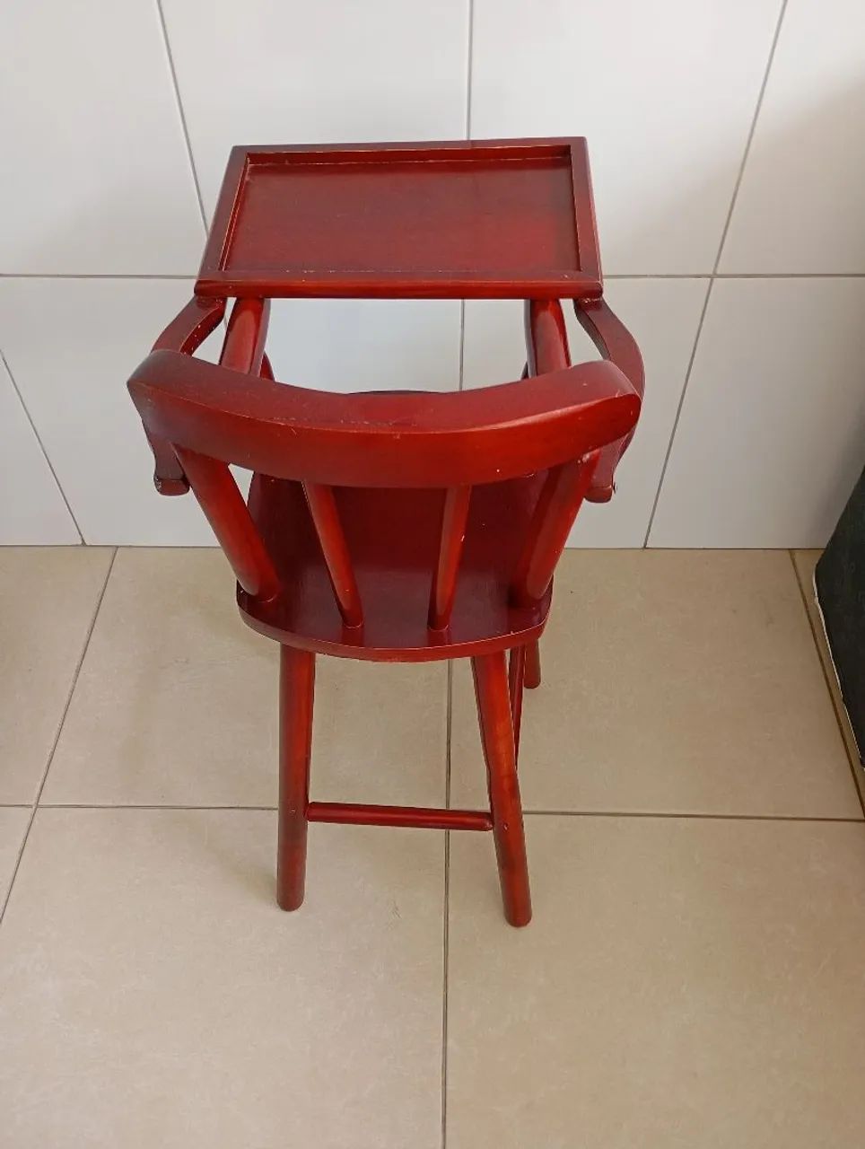 Alimentador infantil de madeira  - Foto 4