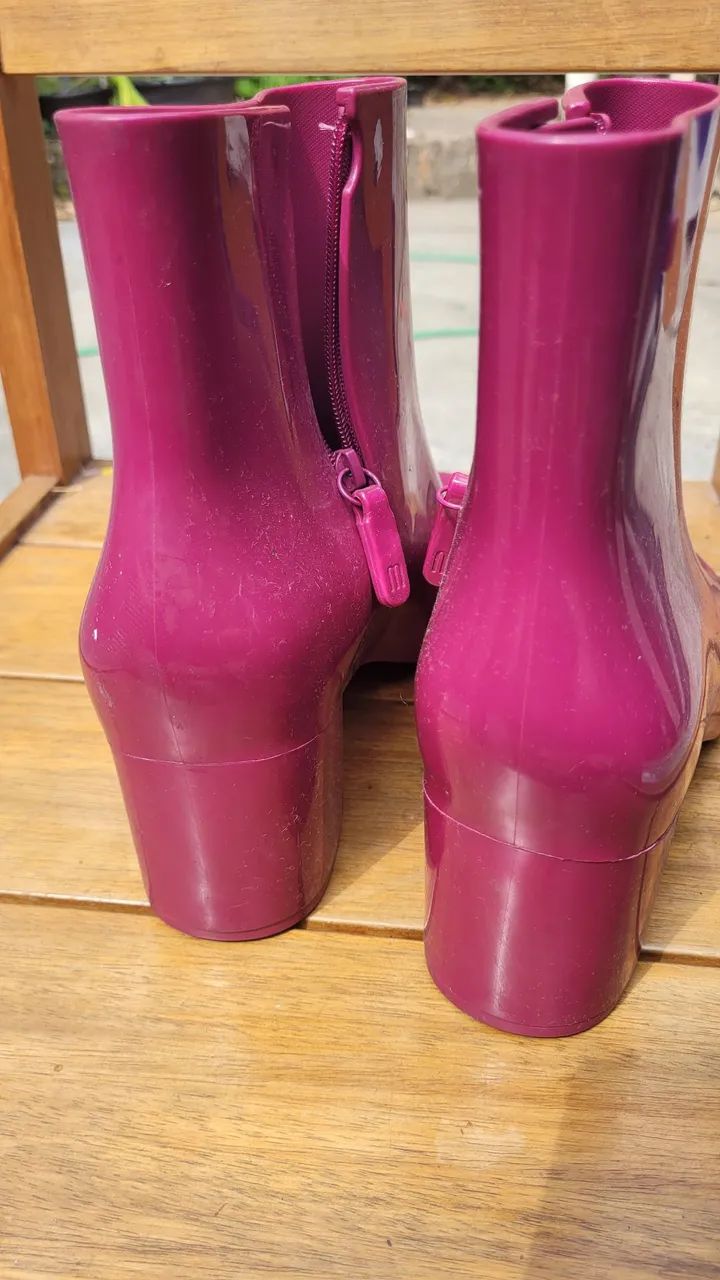 Bota melissa Cor de rosa 39/40 - Foto 4