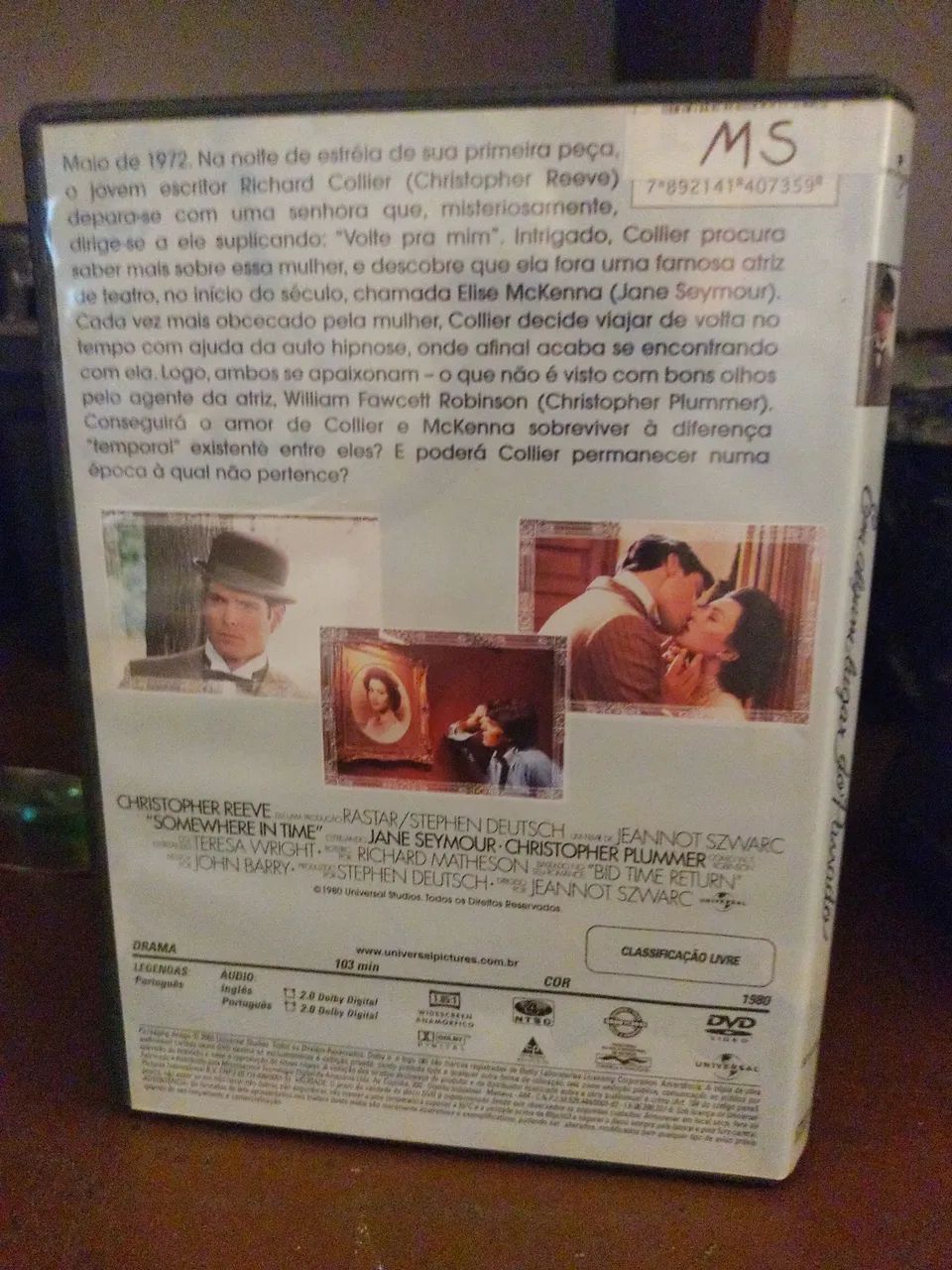 Dvd Em algum lugar do passado  - Foto 2