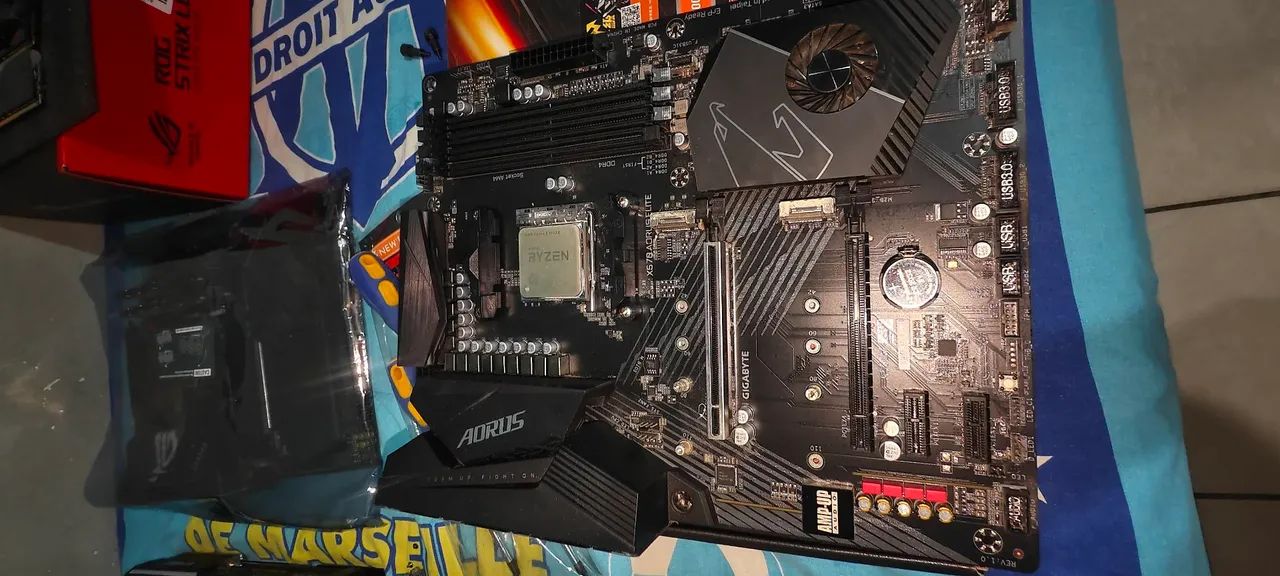 Placa mãe x570 aorus elite - Foto 2