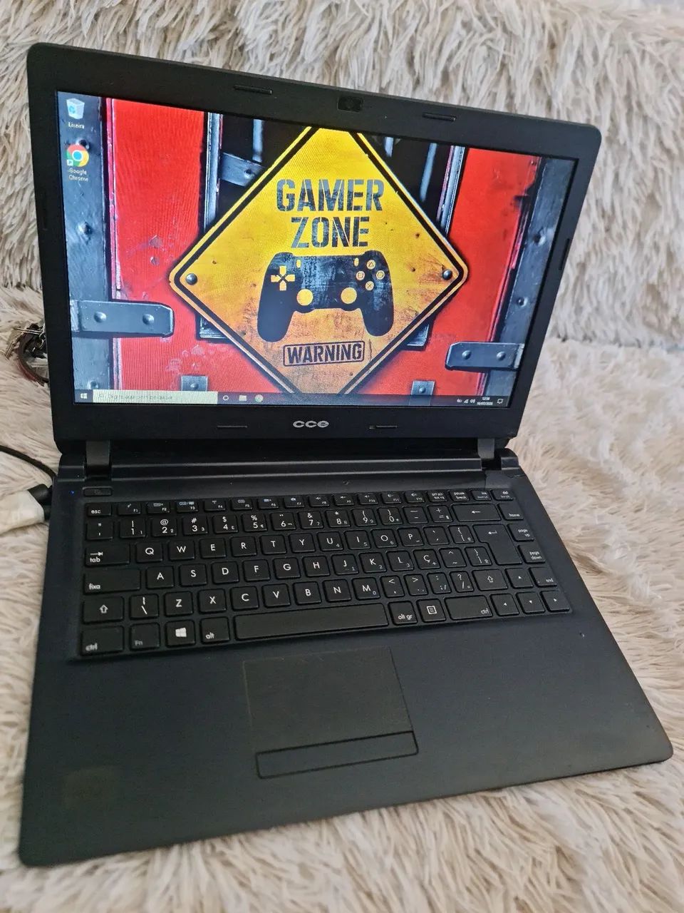 NOTEBOOK CCE WIN25 CELERON DUALCORE - 4GB DERAM - HD320GB - TELA 14 - Foto 2