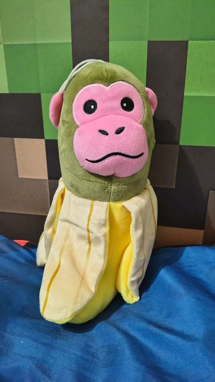 Pelúcia Chimpazini Bananini Brainrot 