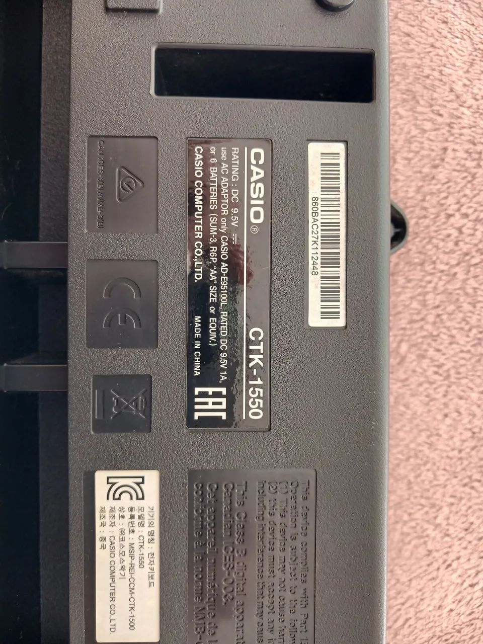 Teclado CASIO - Seminovo - Foto 2