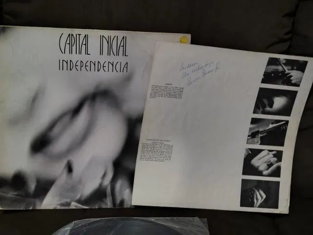 Coleção 3 Discos de Vinil Capital Inicial Autografado - Foto 2