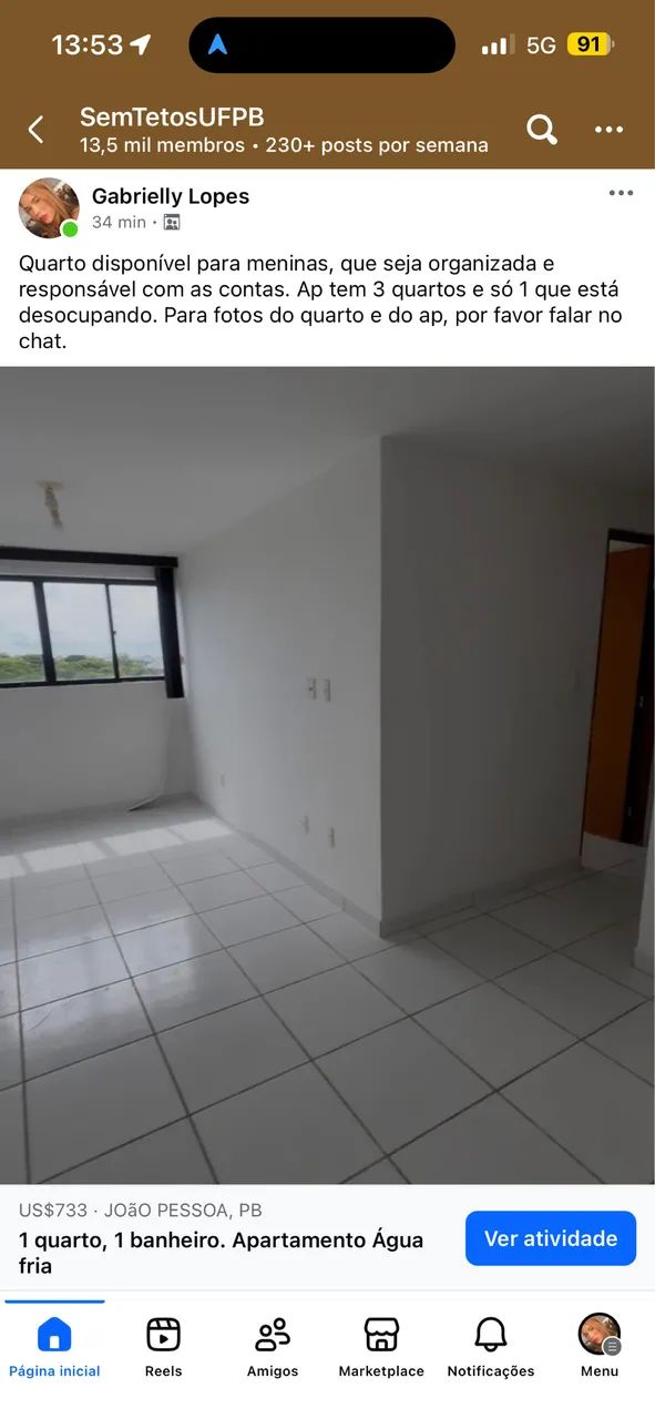 Foto - João Pessoa - Água Fria