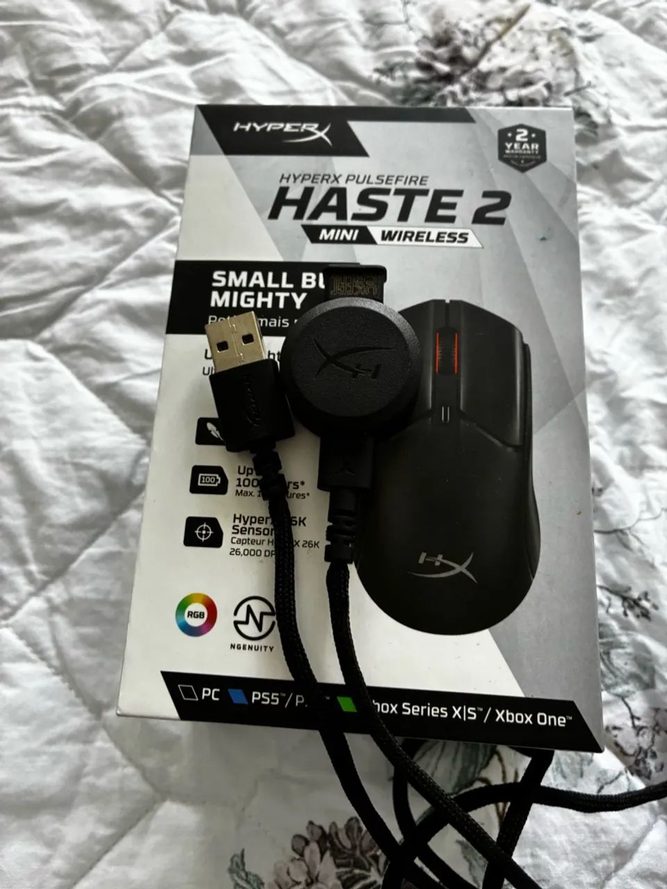 Mouse Haste 2 Hiperx Perfeito estado - Foto 5