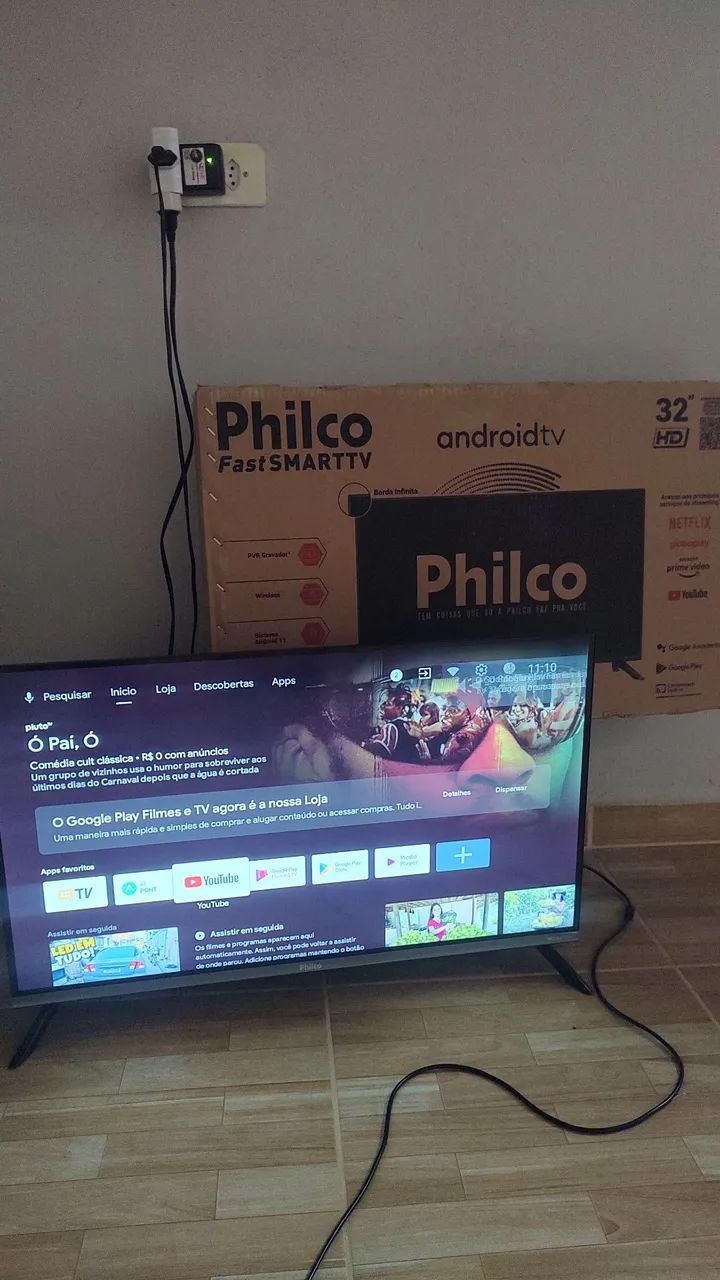 Smart tv LED HD 32 polegadas Philco  - Foto 4