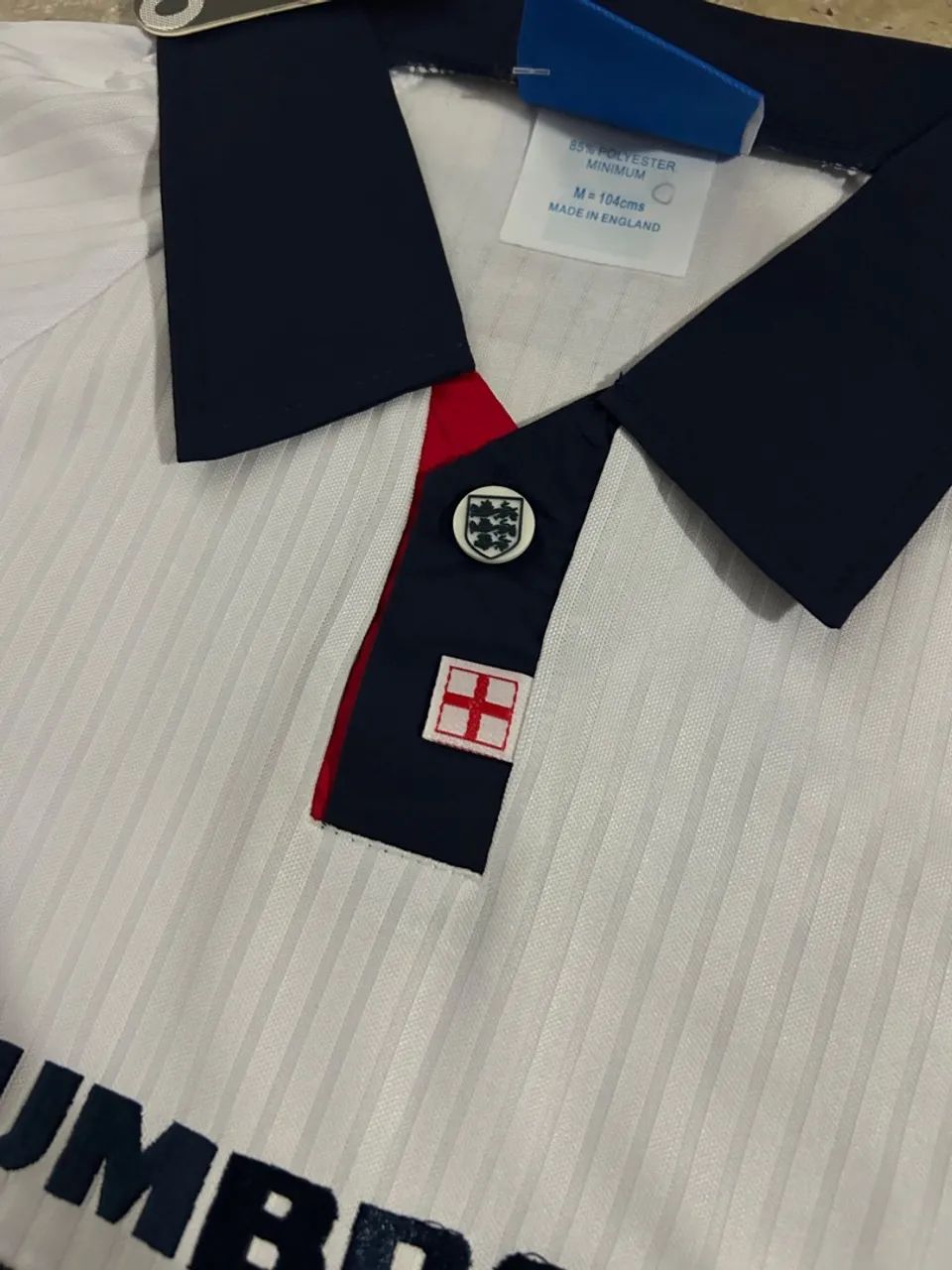 Camisa Inglaterra retrô 1998 - Foto 5