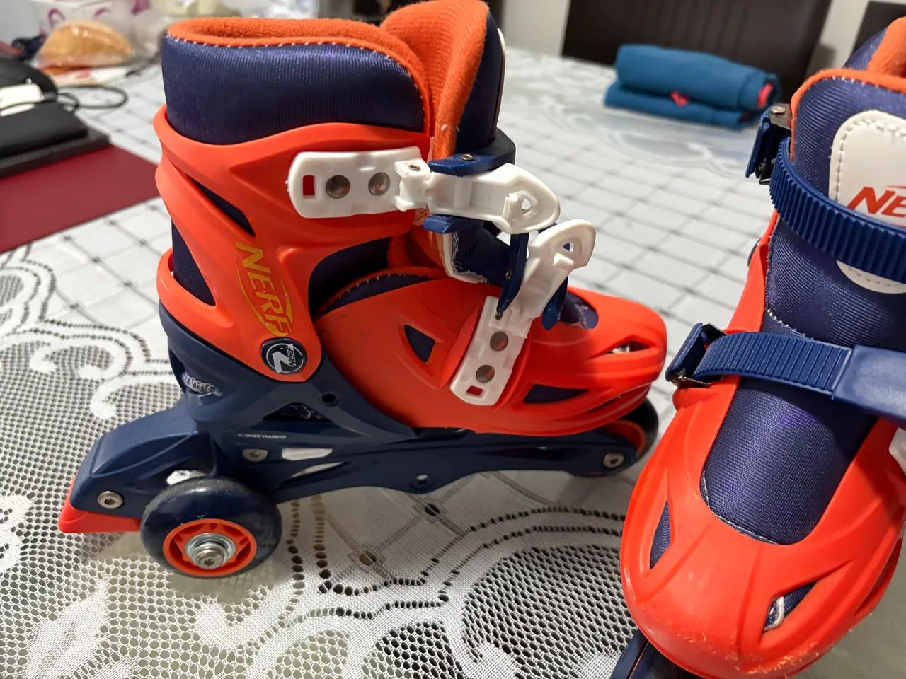 Patins Infantil Inline Nerf 2 Em 1 Tamanho 31 A 34 Multikids - Foto 3