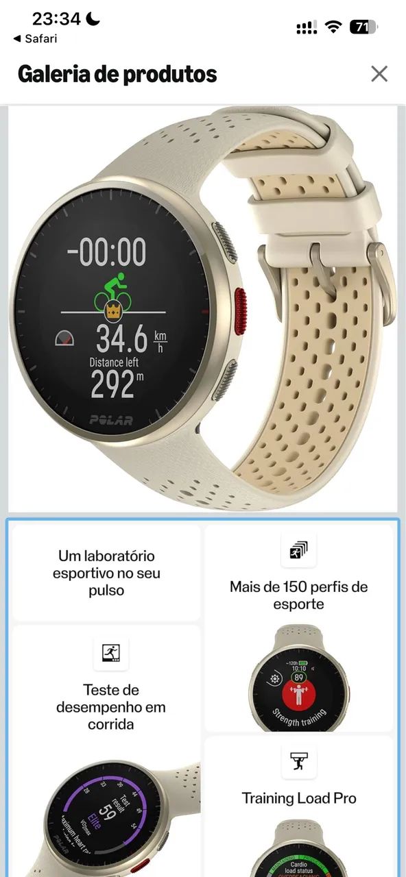 Relógio para corrida Polar Pacer PRO - Foto 4