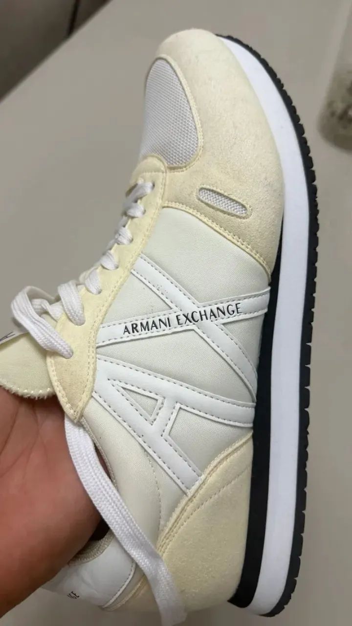 Tênis Armani Exchange Original - Off White 42 - Foto 3