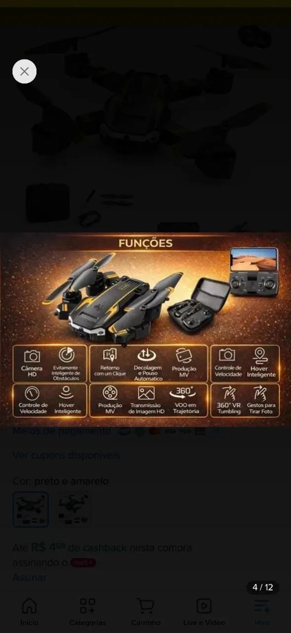 Mini drone promoção dia das crianças - Foto 4