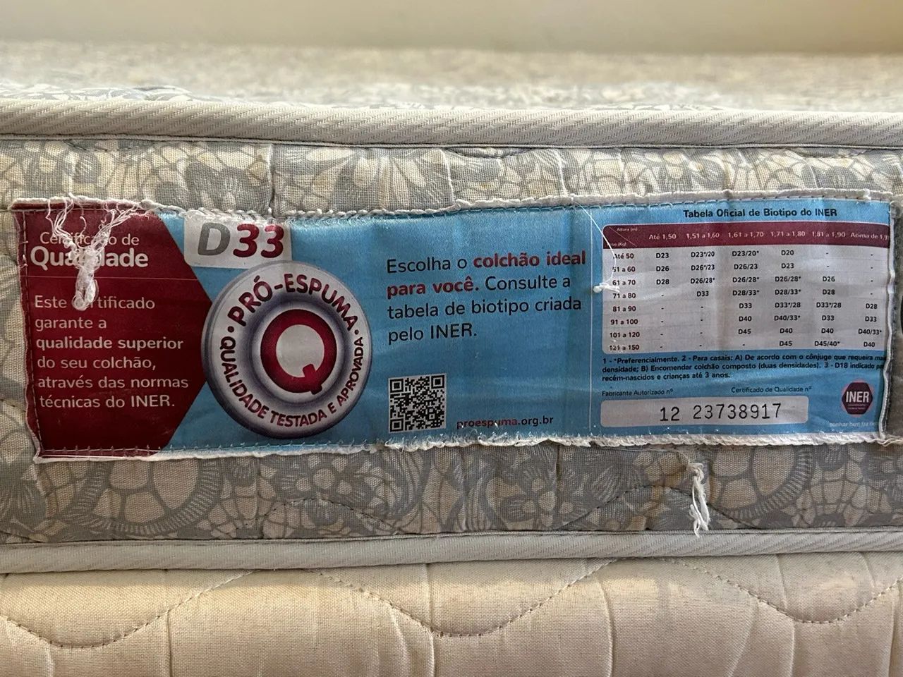 VENDO COLCHÃO E BOX ORTHOCRIN VEGA D33 - Foto 4
