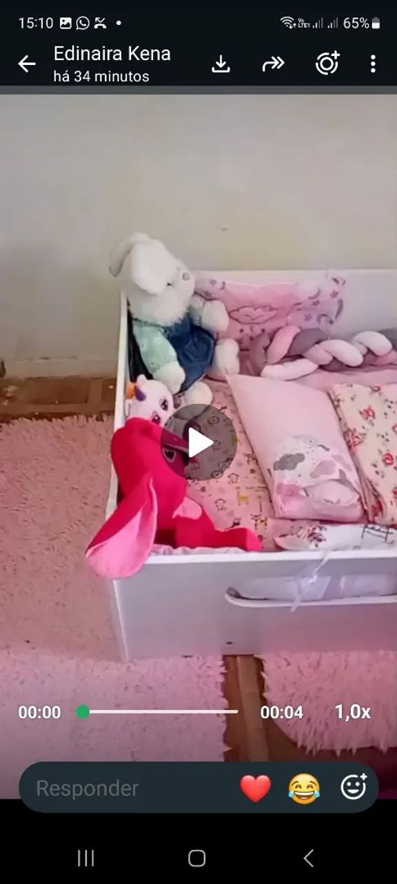 Cama infantil com colchão  - Foto 2