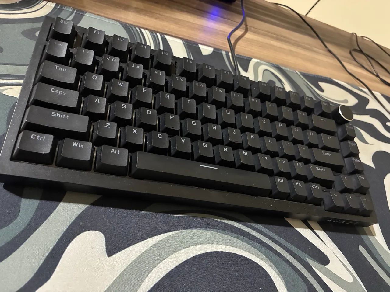 Teclado Ajazz AK820 pro white led red switch  - Foto 2