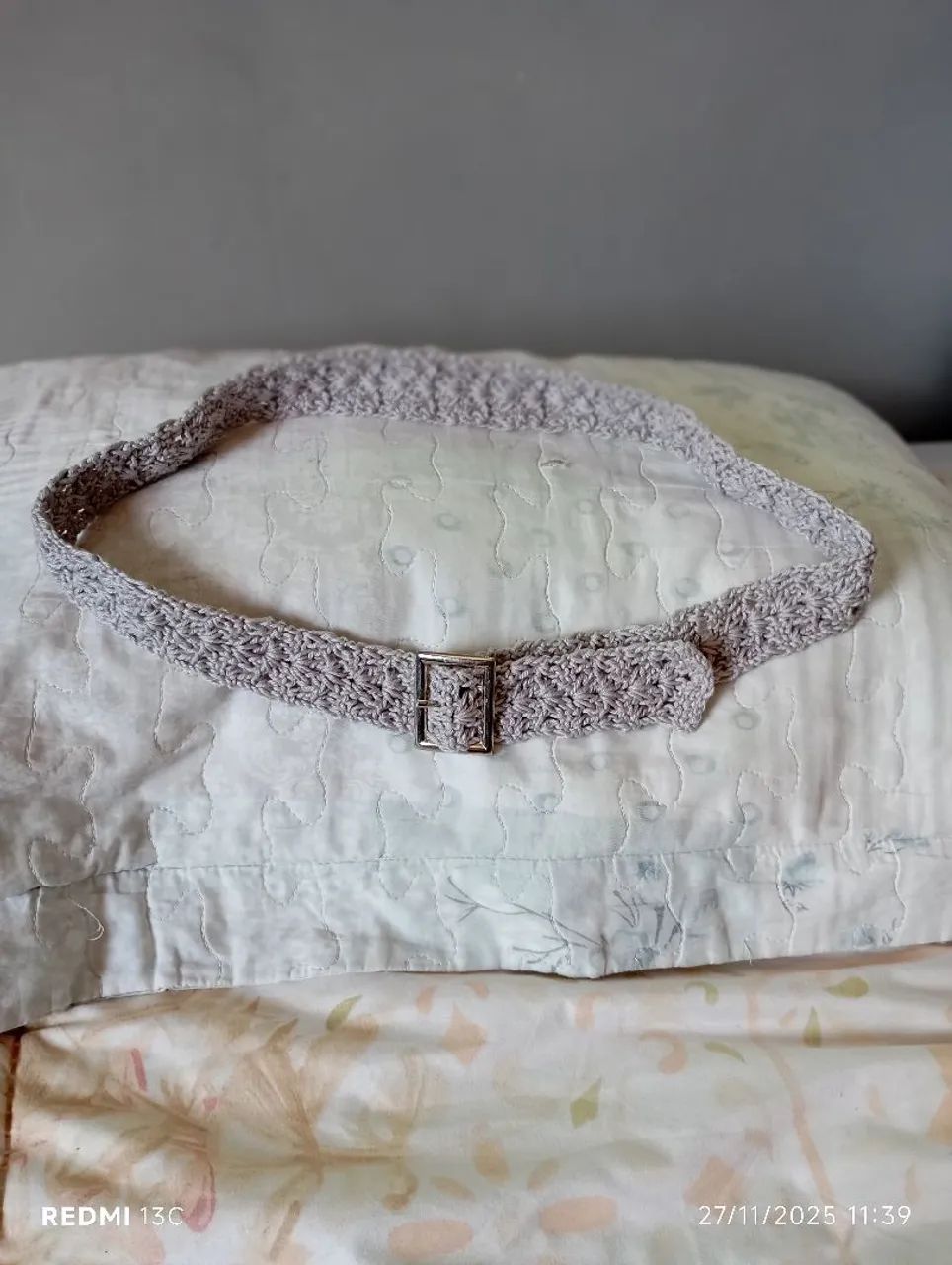 Cinto cinza com prata  - Foto 2