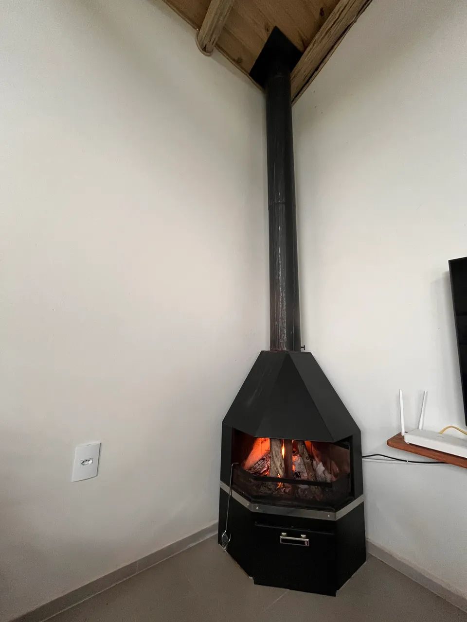 Lareira de canto - Foto 4