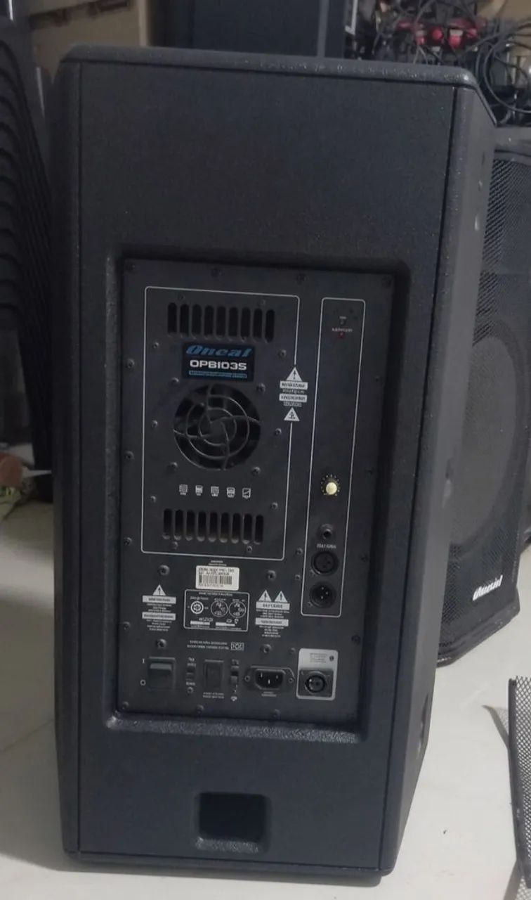 Par de caixa de som Oneal 650 w fone de 15