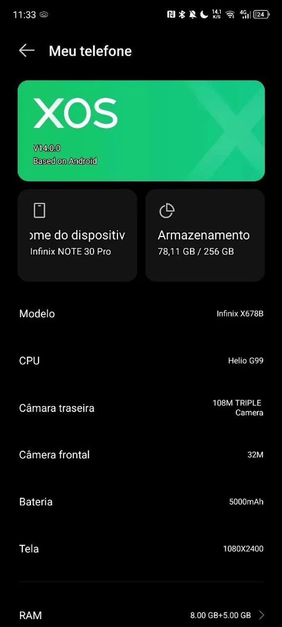 Vende celular infinix 30 pro - Foto 4
