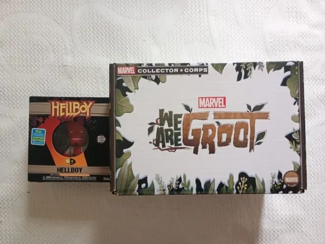 Combo Funko Marvel Groot e Funko 5 Star Hellboy - Lacrados - Foto 3