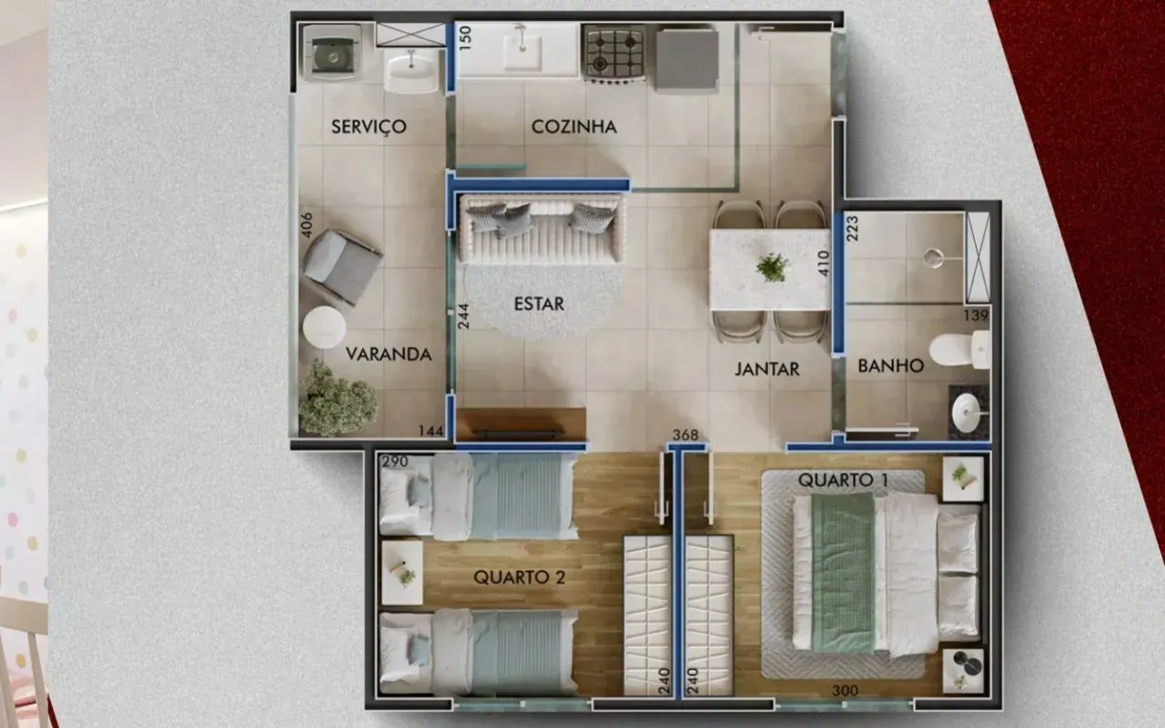 PLANTA 41m²