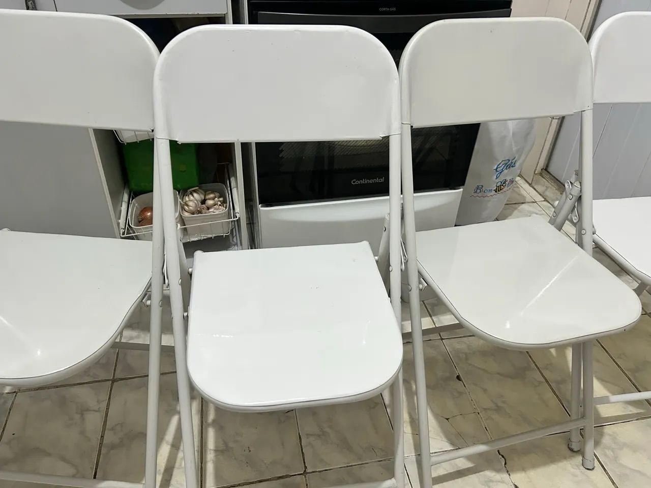 Conjunto com 4 Cadeiras Dobráveis - Foto 3