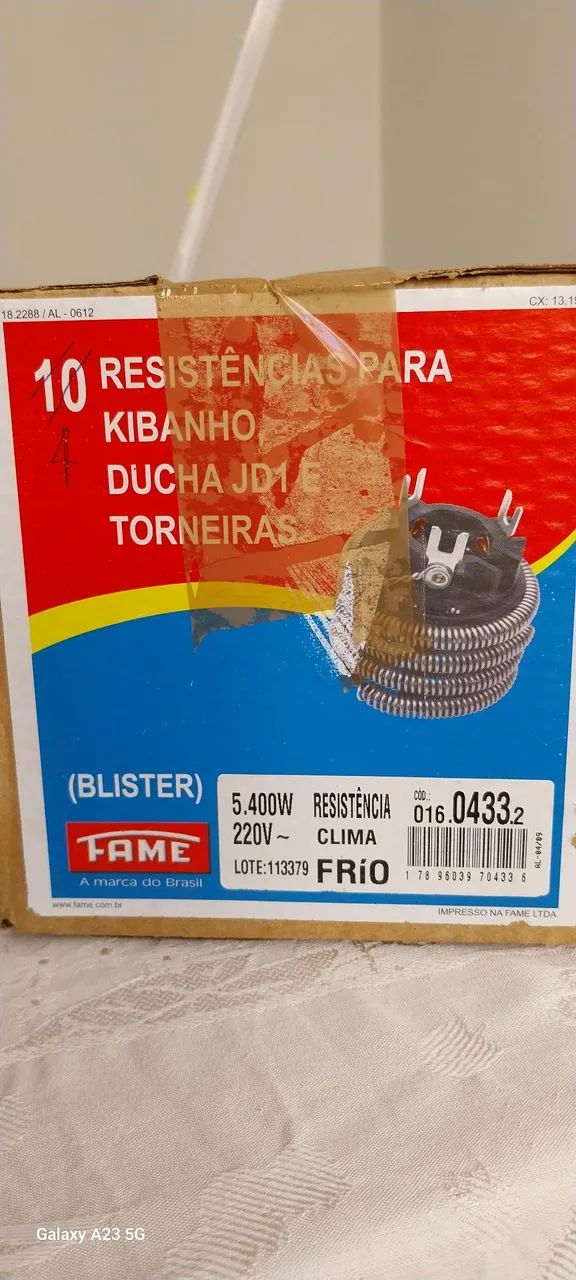 Resistência fame vários modelos 