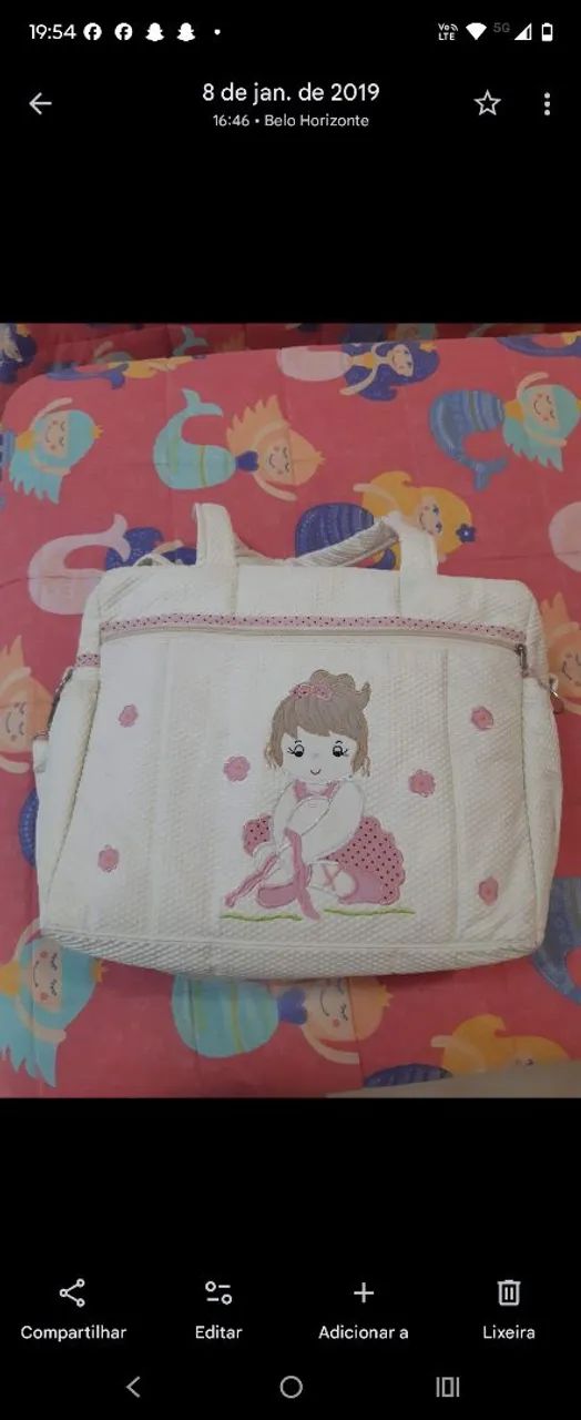 Bolsa maternidade bailarina.SAIR HOJE  - Foto 3
