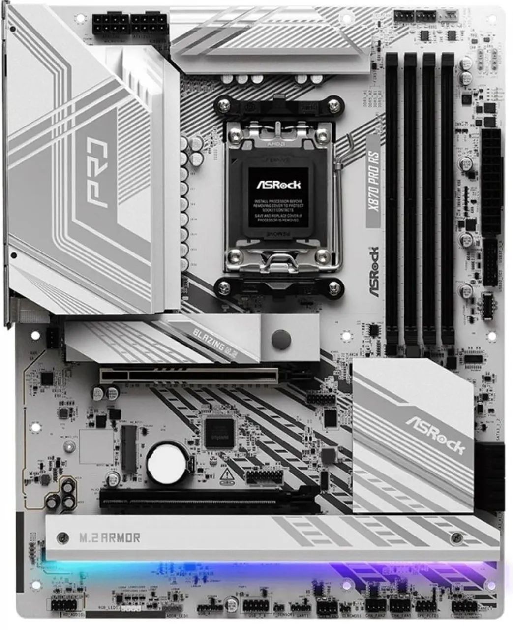 PLACA MÃE ASROCK X870 PRO RS - Foto 3