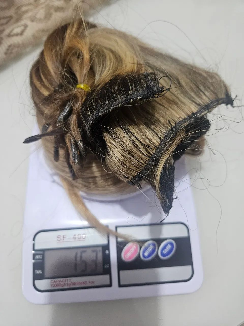 Cabelo humano usado