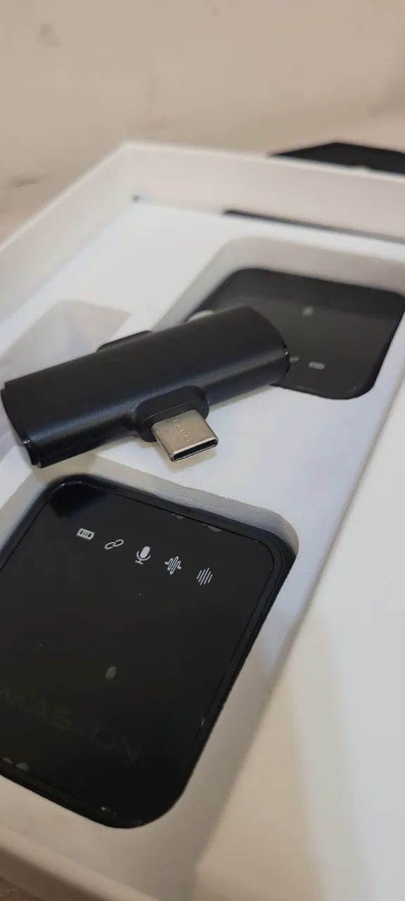 Microfone Lapela Tipo C duplo MK16 - Foto 4
