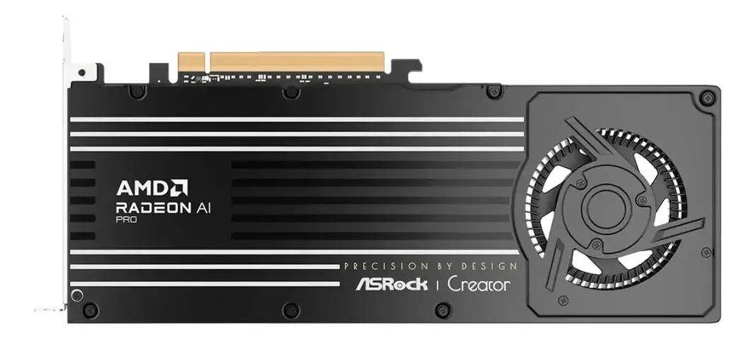 GPU Treinamento Inferencia IA Local AMD Ai Pro R9700 Creator 32gb Gddr6 - Foto 2